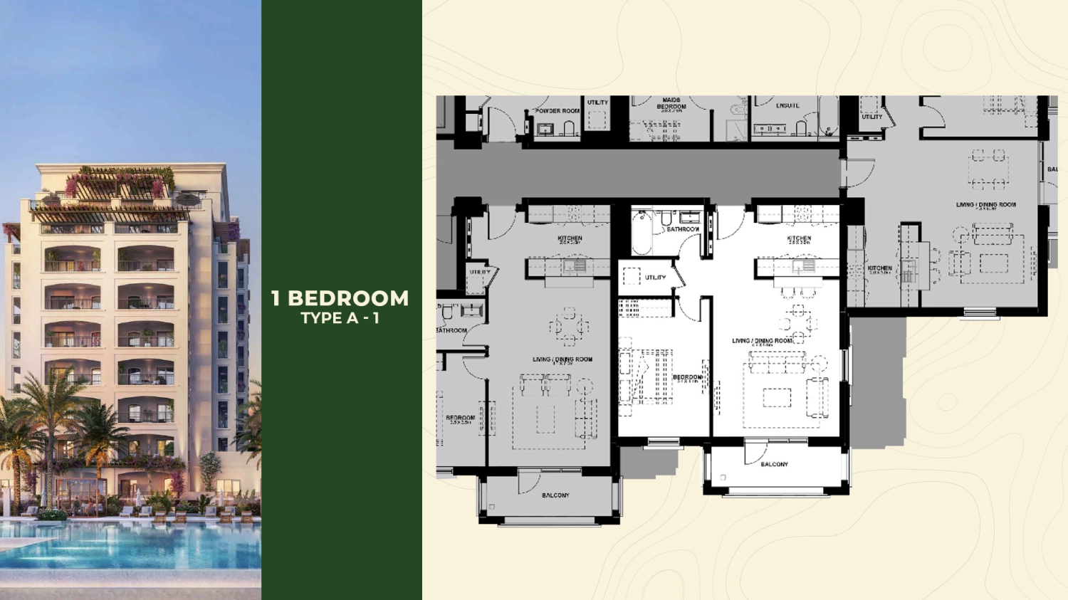 1 BR - Type A